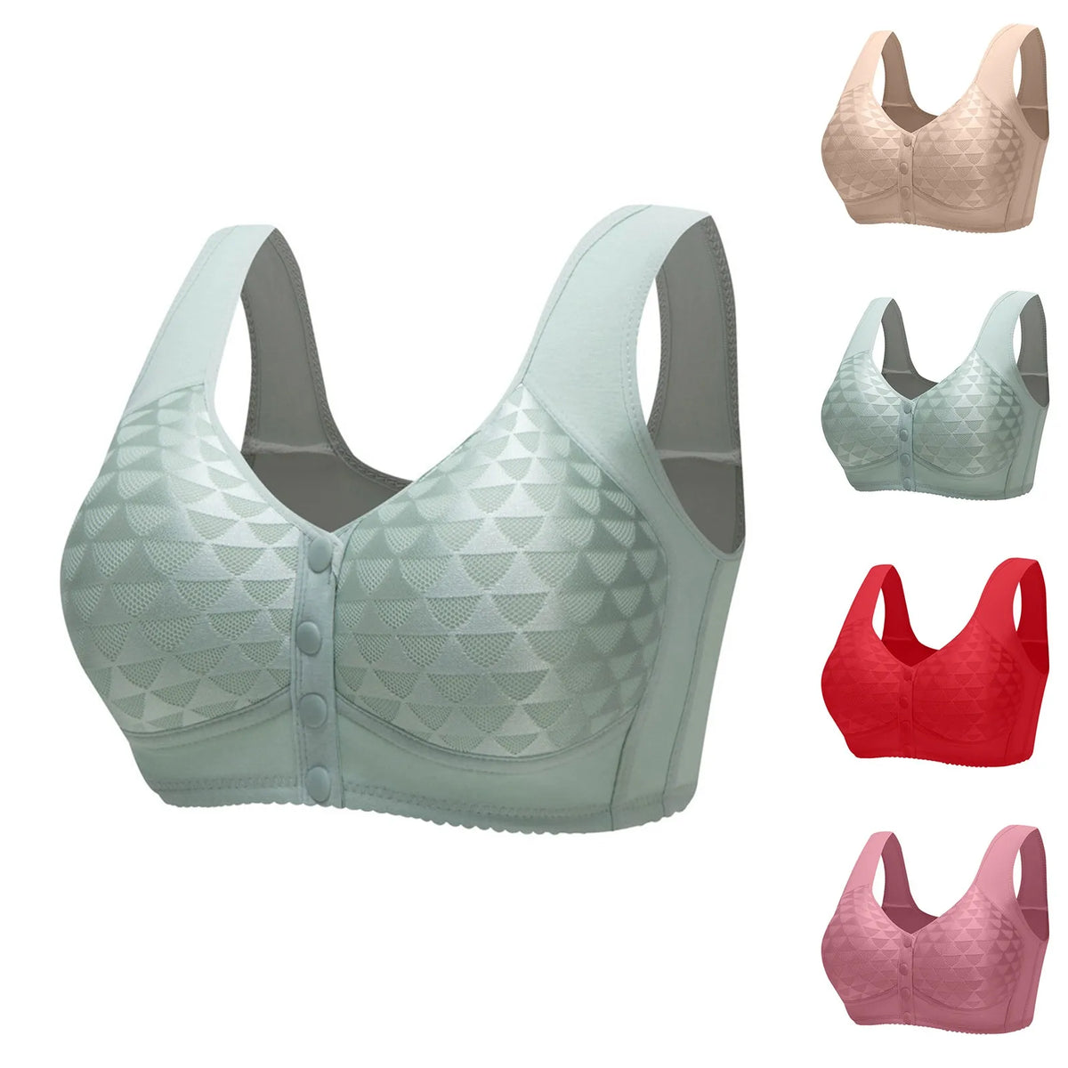 Plus Size Wireless Bra – Floral Lightly Padded | VIBE