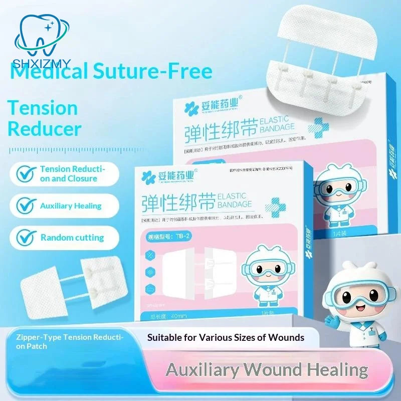 Suture-Free Wound Closure Strips | Zipper Bandage Patch