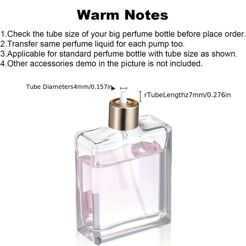 Portable Refillable Perfume Atomizer Pump Bottle – 1/2/3 Pack