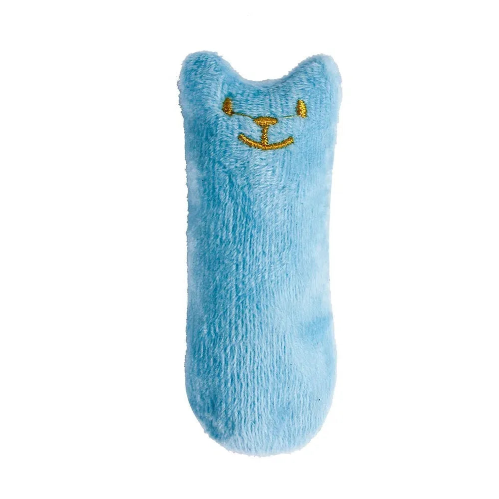 Cat Teaser Squeaky Plush Pillow Toy – Interactive Pet Toy