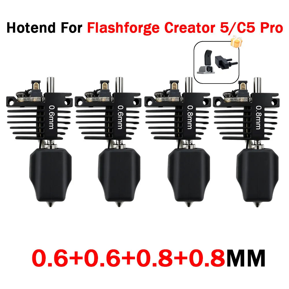 Flashforge Creator 5 / C5 Pro Quick-Swap Hotend Nozzle Assembly