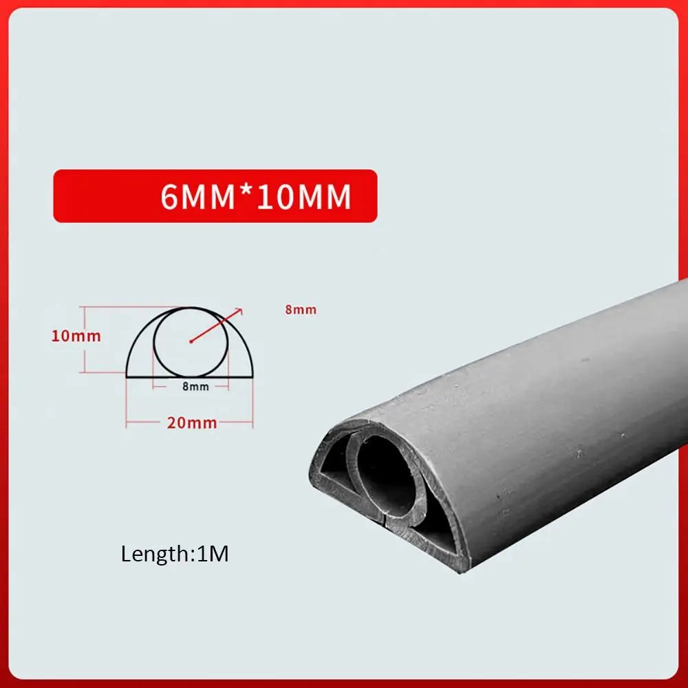 Floor Cord Cover PVC Cable Protector & Wire Hider