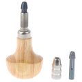 Jeweler's Pin Vise Wooden Handle Wire Wrapping Drill Kit