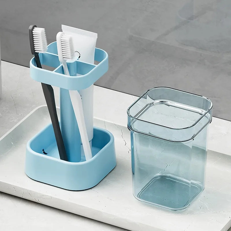 Space-Saving Toothbrush Holder with Dustproof Cover | VIBE