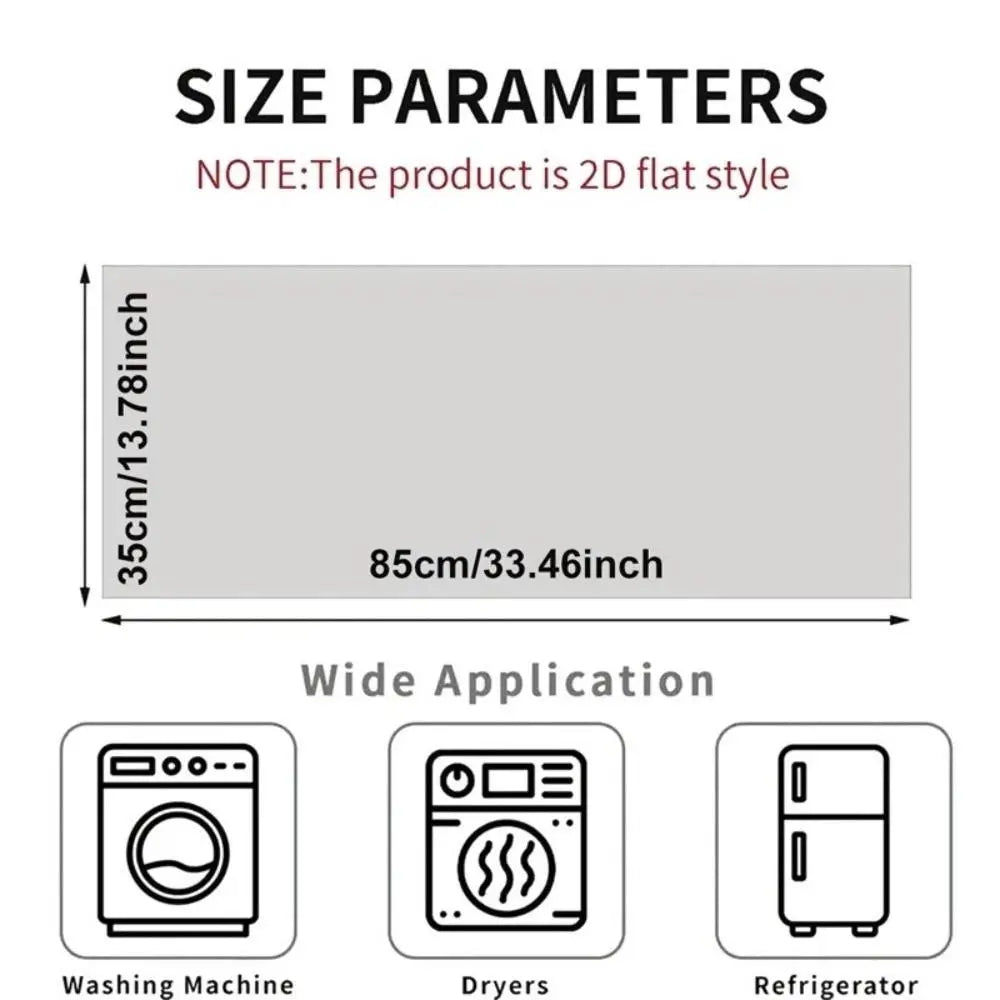 Microwave Oven Dust Cover 85x35cm Waterproof Oil-Proof Protector