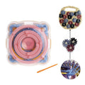 9-Piece Knitting Loom Set – Flower Pattern Maker & Yarn Craft Tool