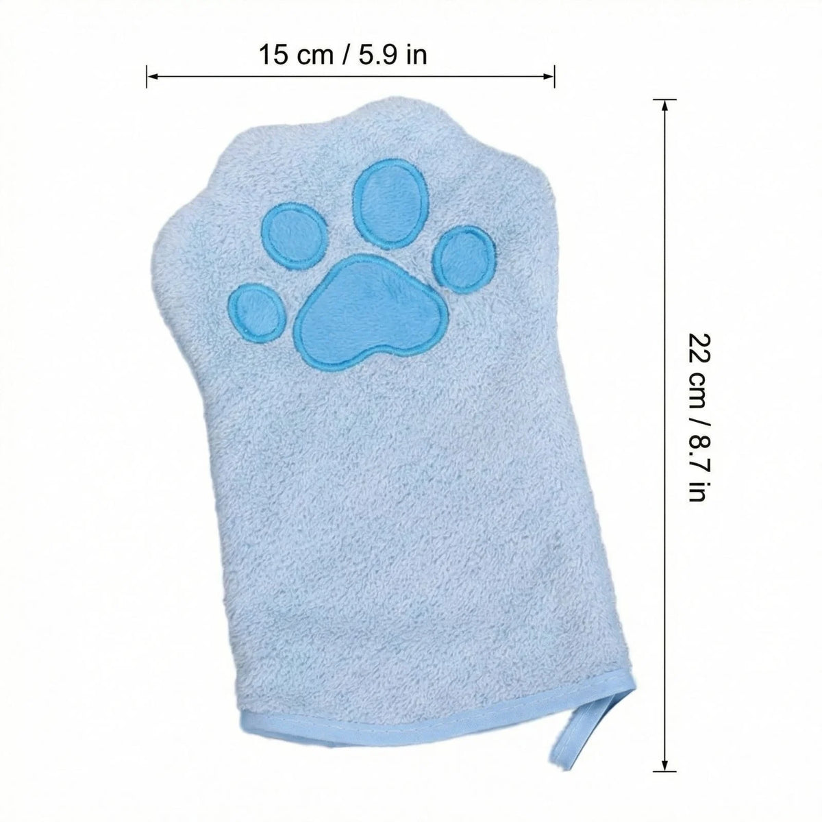 Pet Bathing Glove Towel – Quick-Dry Wash Mitt for Dogs & Cats