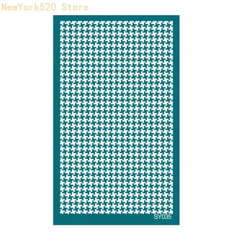 Reusable Geometric Silk Screen Stencils for Clay Printing