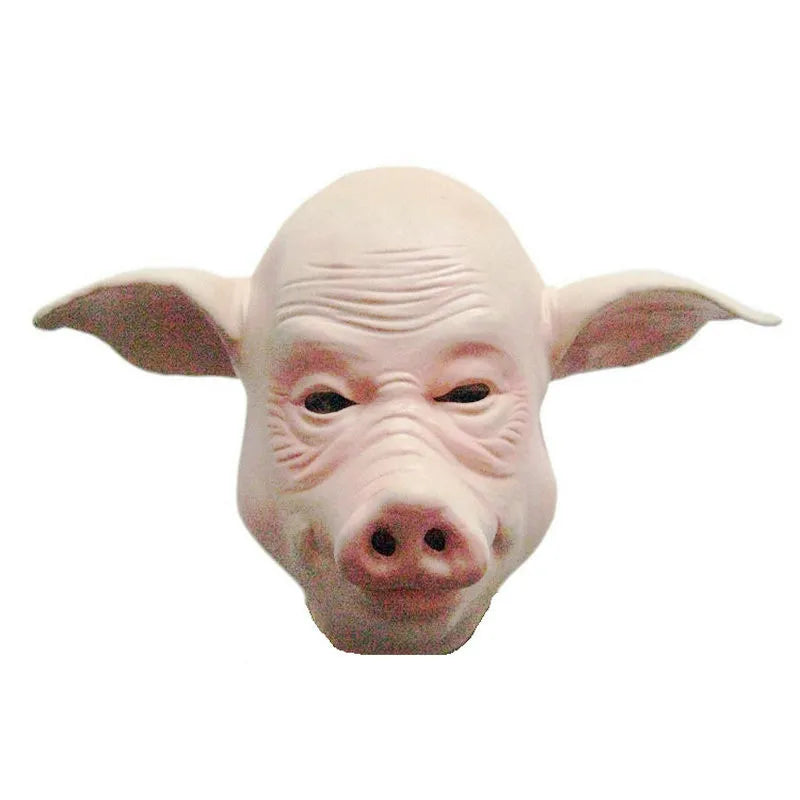 Scary Pig Head Full Face Latex Halloween Mask | Cosplay