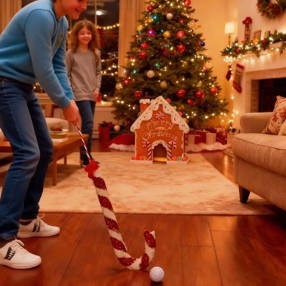 Gingerbread Mini Golf Game Set – Christmas Party Activity