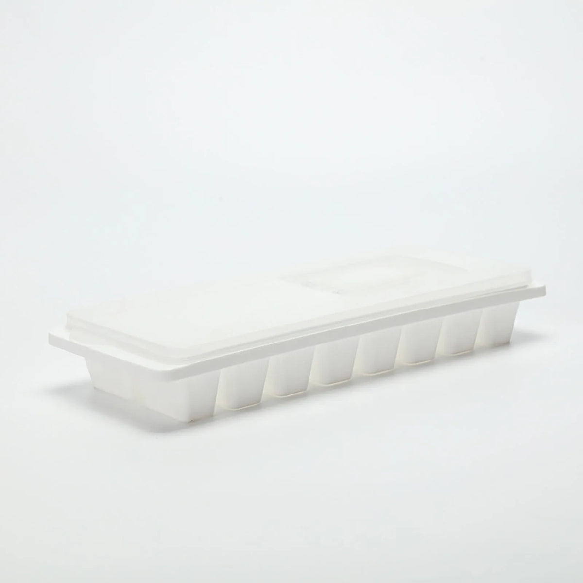 Square Ice Cube Tray with Lid – 16-Grid Flexible Reusable Mold