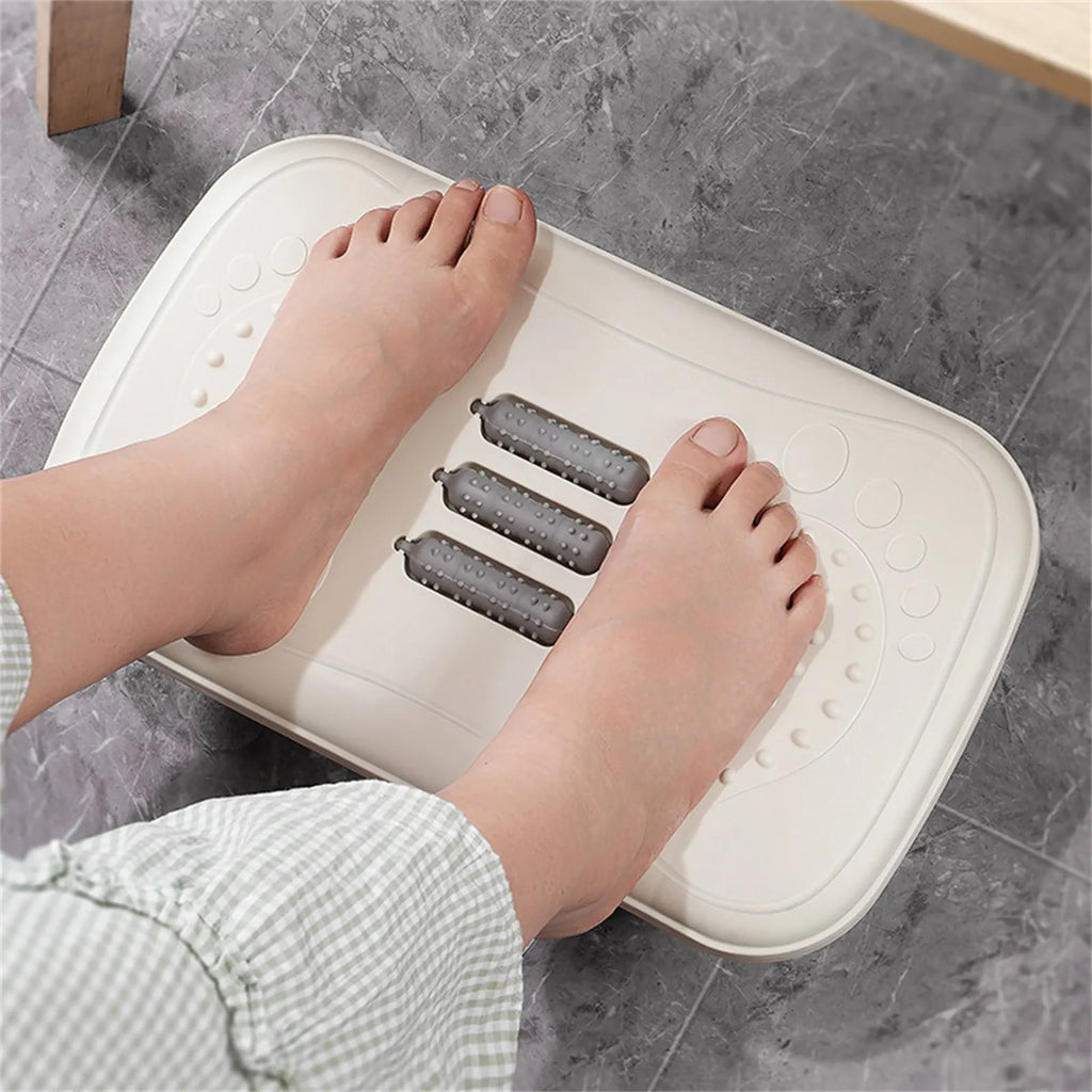 Ergonomic Rocking Footrest Under Desk | Adjustable Foot Rest Rocker