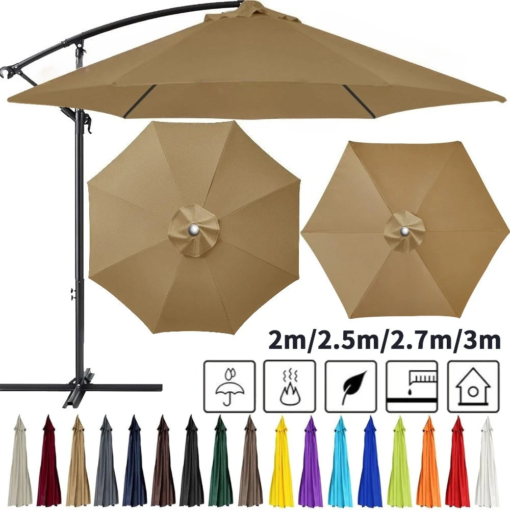 UV & Water Resistant Patio Umbrella Replacement Canopy Cover