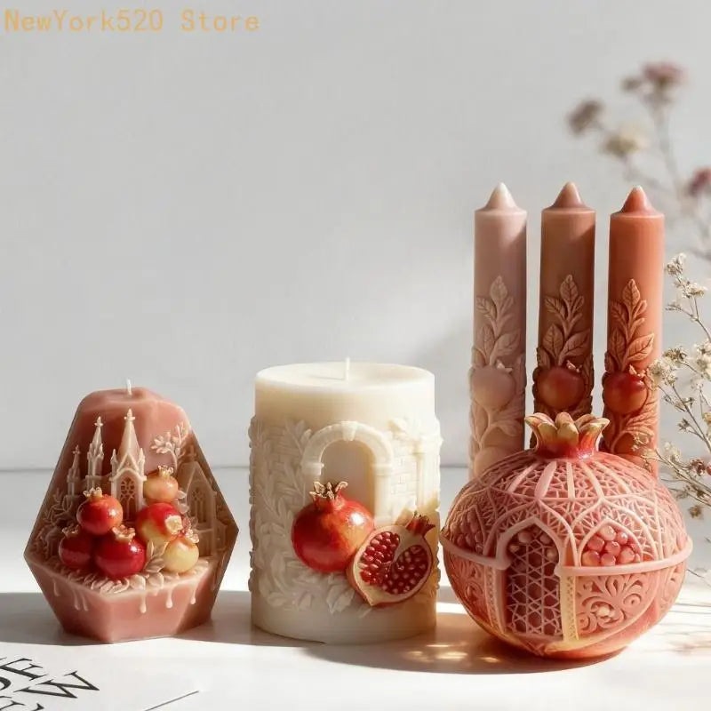 Pomegranate Silicone Mold – Resin, Soap & Chocolate Casting