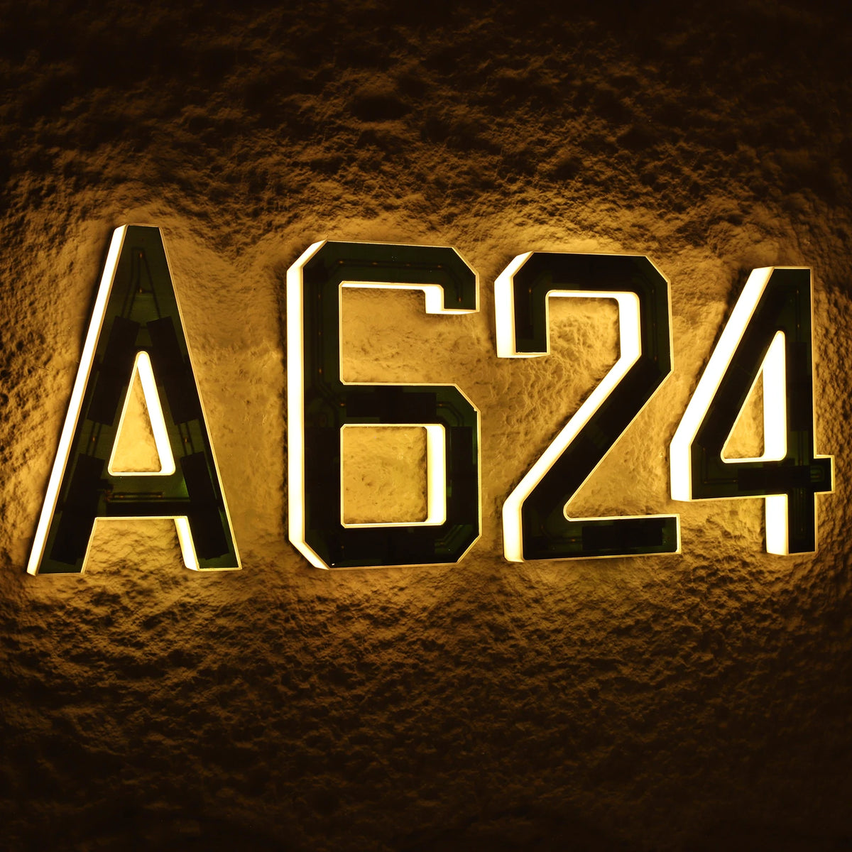 Solar LED House Number Light – Waterproof Outdoor Address Sign