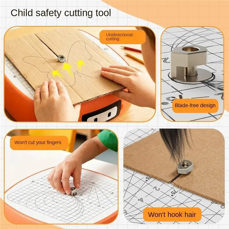 Kid-Safe Electric Cardboard Cutter for DIY School Projects