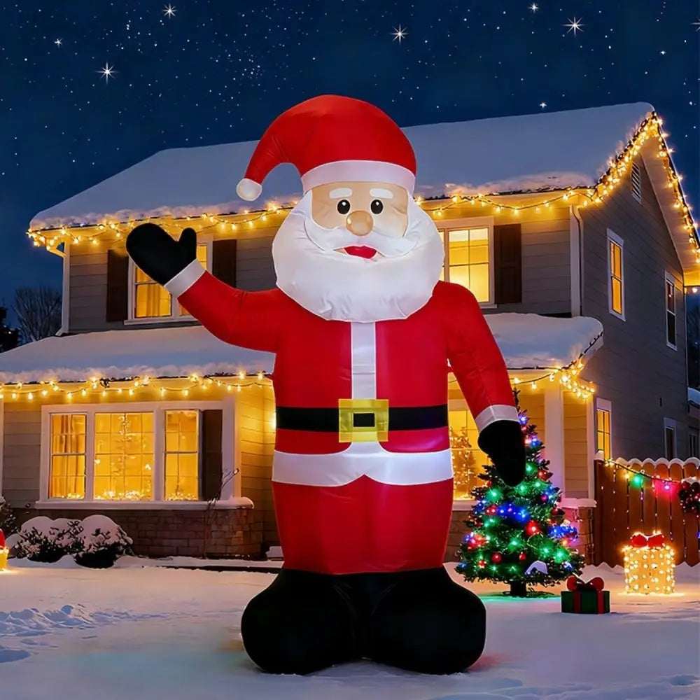 Giant Outdoor Christmas Inflatable Doll with LED Lights 120/180cm
