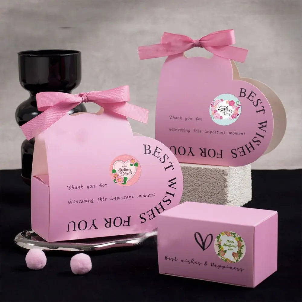 500 Carnation Sticker Roll – DIY Envelope Seals & Gift Wrapping
