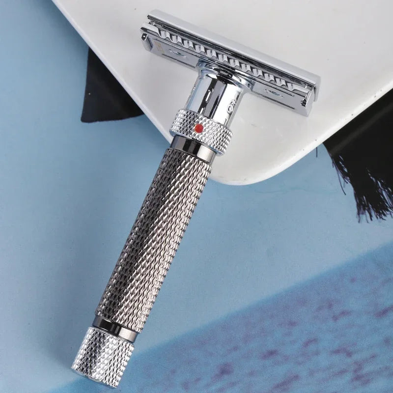 Yaqi The Final Cut Adjustable Safety Razor Chrome Gunmetal