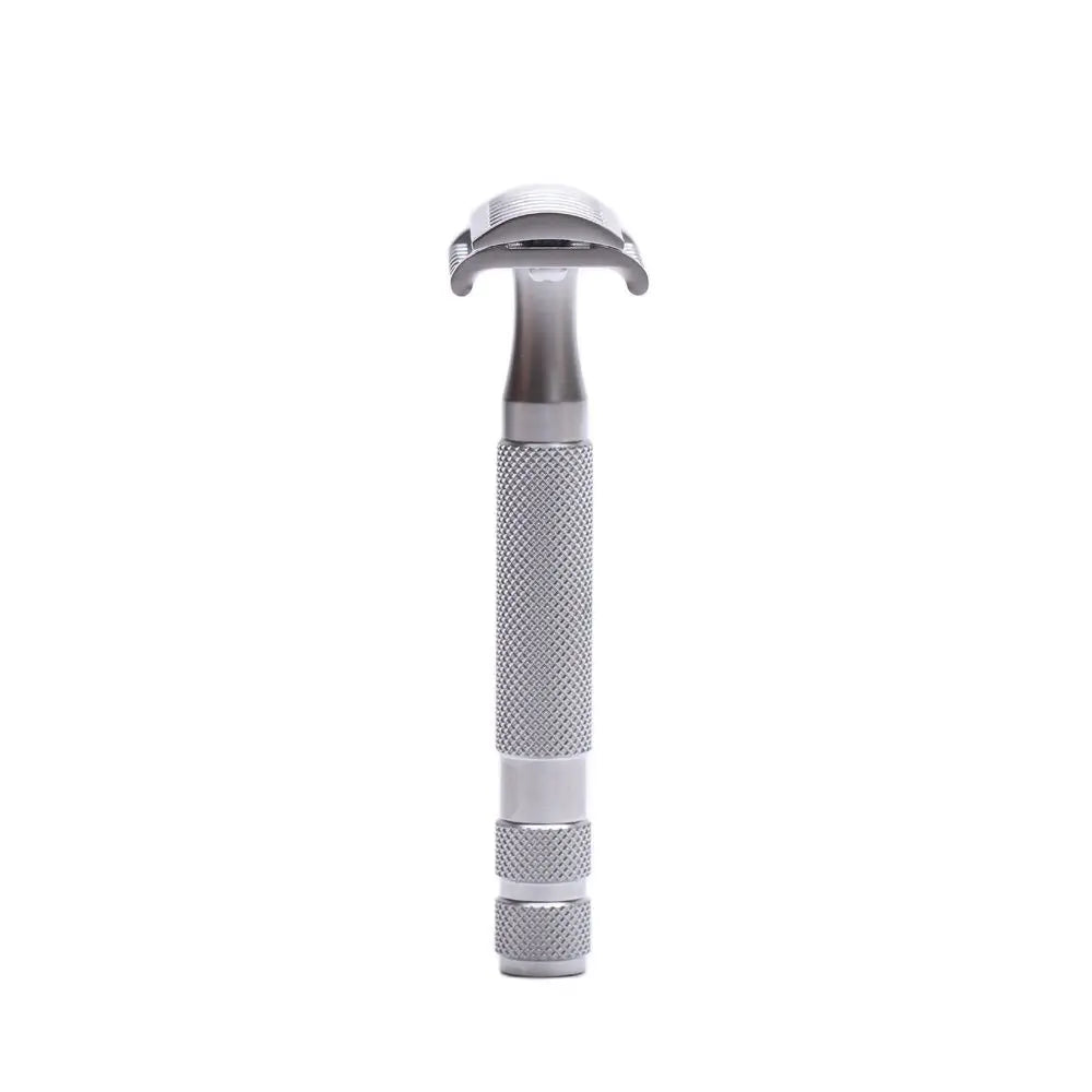 YAQI Knight-Helmet DE Safety Razor – Stainless Steel Handle