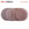 5-Pack 6" 150mm Mesh Sanding Discs Hook & Loop Aluminum Oxide