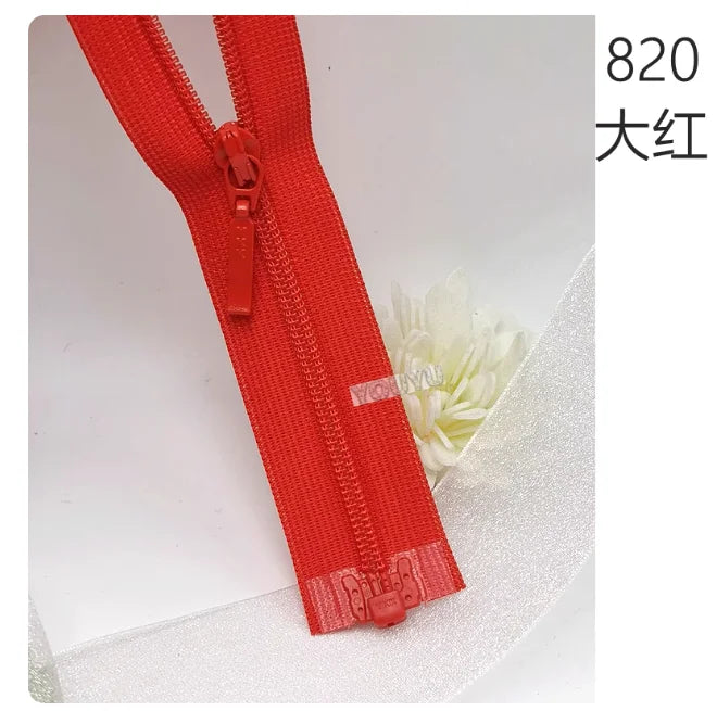 YKK3 Nylon Lace Edge Open-End Zipper 65cm – Self-Locking