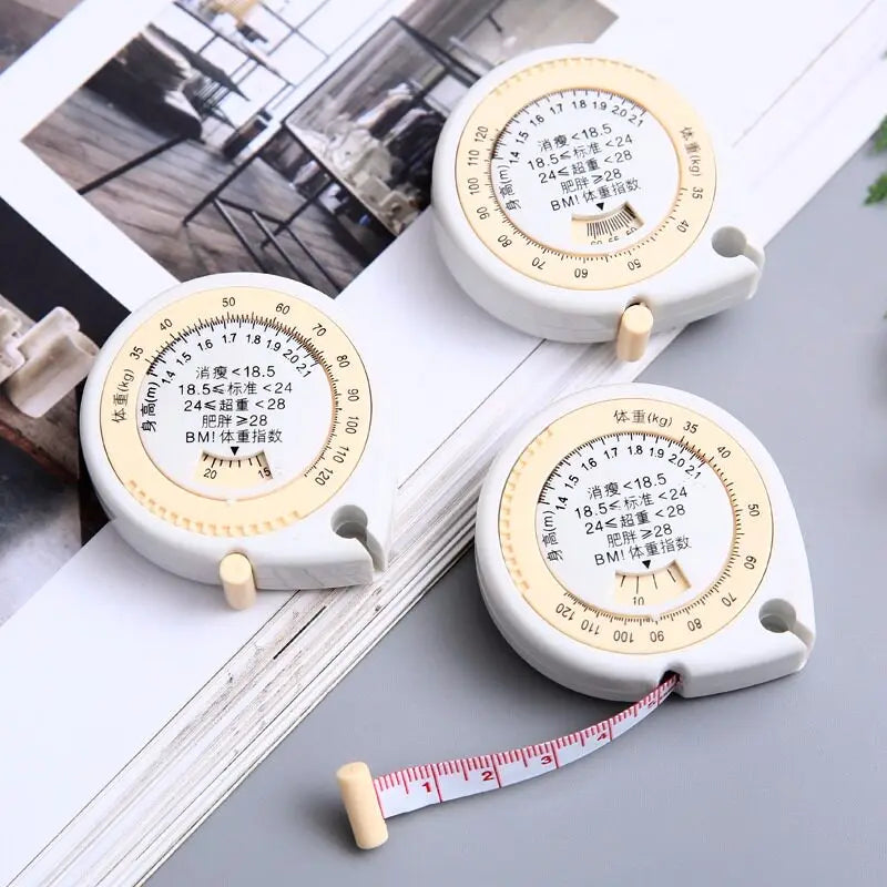 1.5M BMI Body Tape Measure – Retractable Soft Ruler