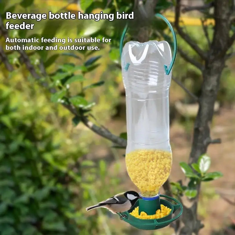 Automatic Hanging Bird Feeder – Parrot & Pigeon Plastic Bowl