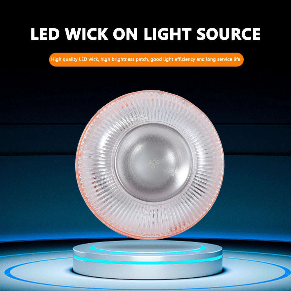LED Car Emergency Strobe Beacon Warning Light | USB Rechargeable