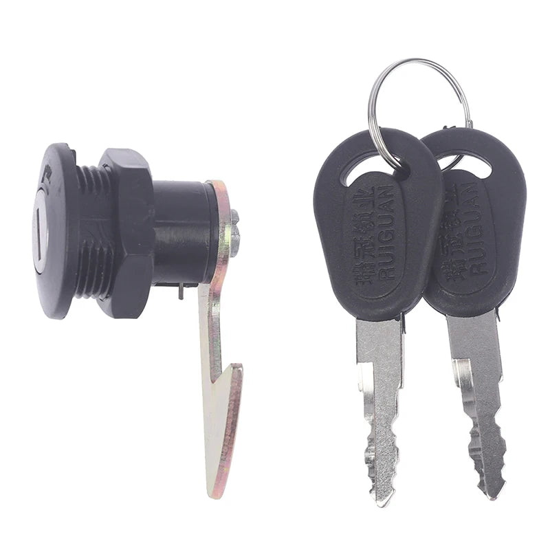 Motorcycle Scooter Rear Trunk Box Lock with 2 Keys | Metal