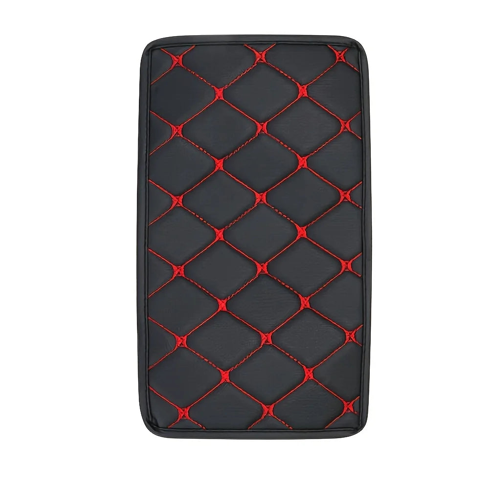 PU Leather Car Armrest Cover Cushion Pad with Storage Box