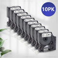 Dymo 45013 Compatible 12mm D1 Label Tape – 2PK & 10PK