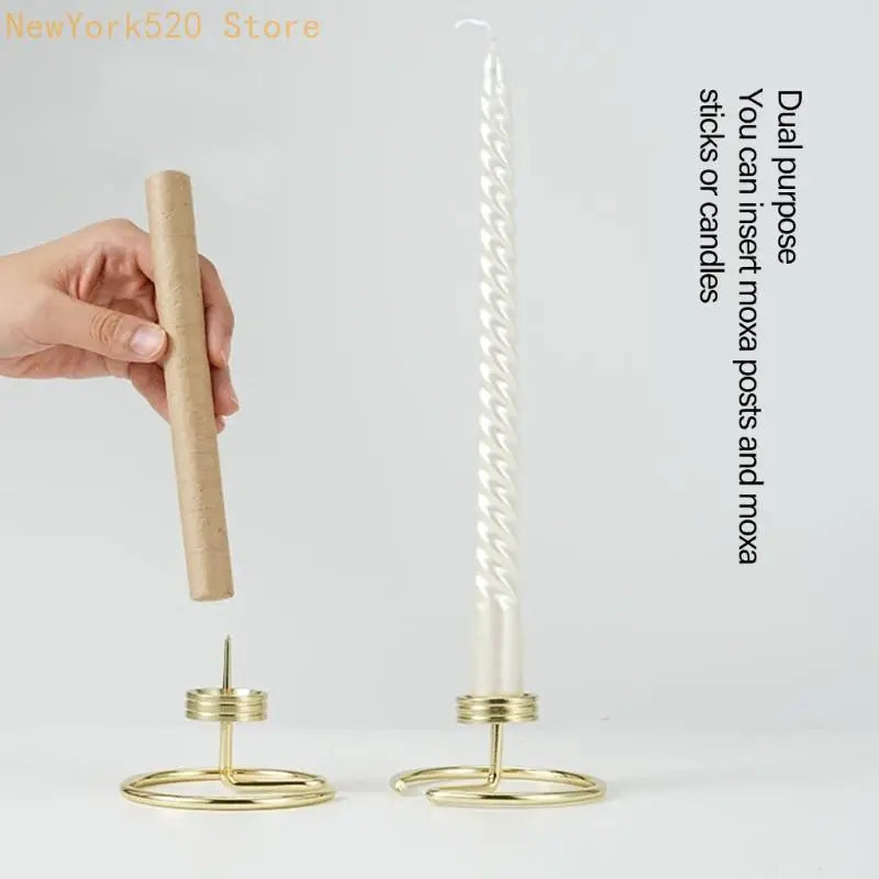 Artistic Metal Palo Santo & Incense Burner Holder – Gold