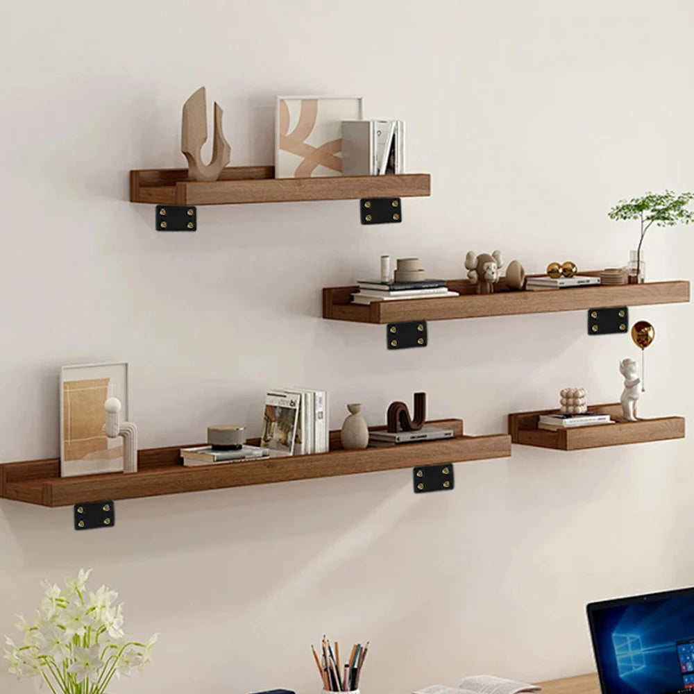 4MM Invisible Floating Shelf Brackets – Heavy Duty Wall L Brackets