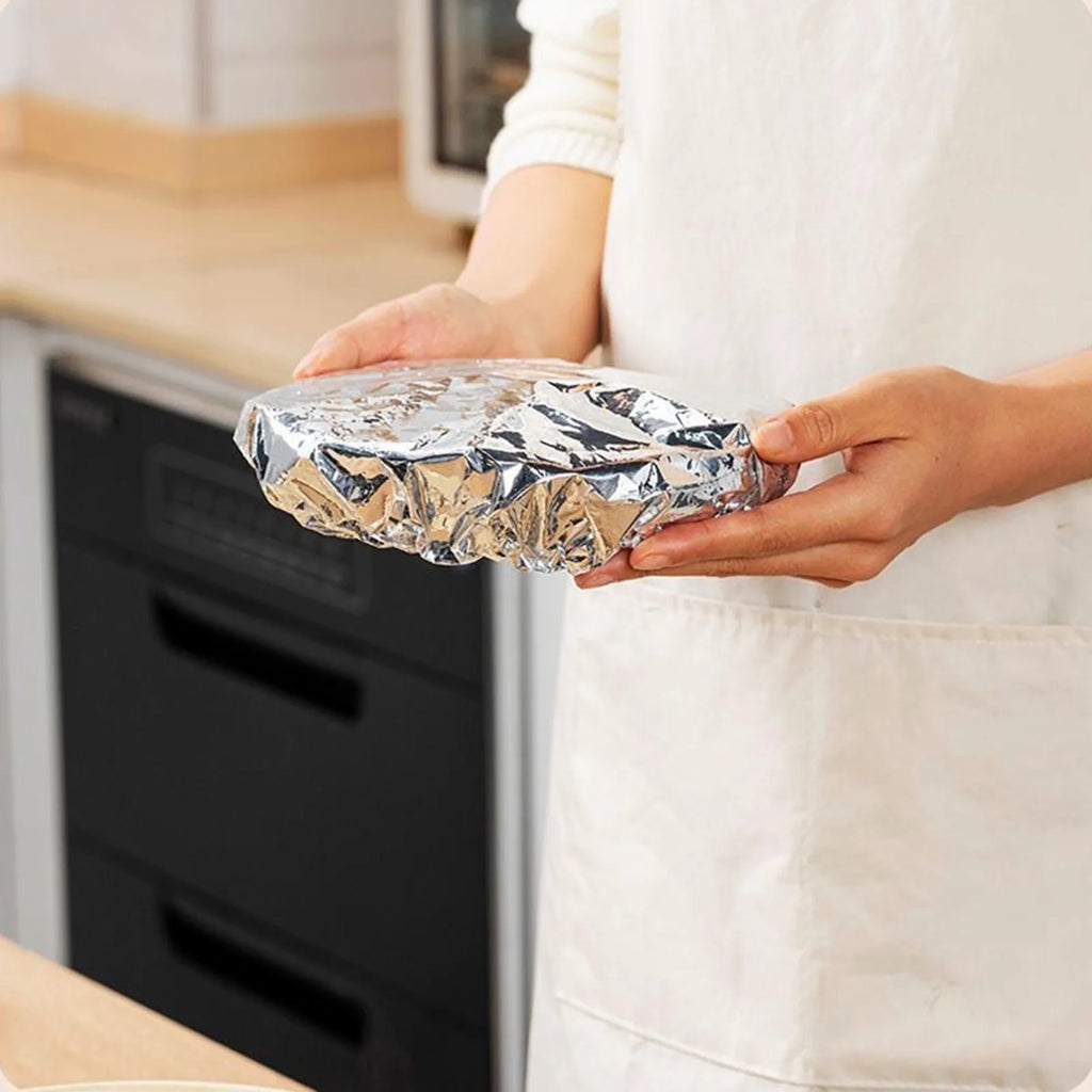 Reusable Aluminum Foil Food Insulation Cover – 10 Pack