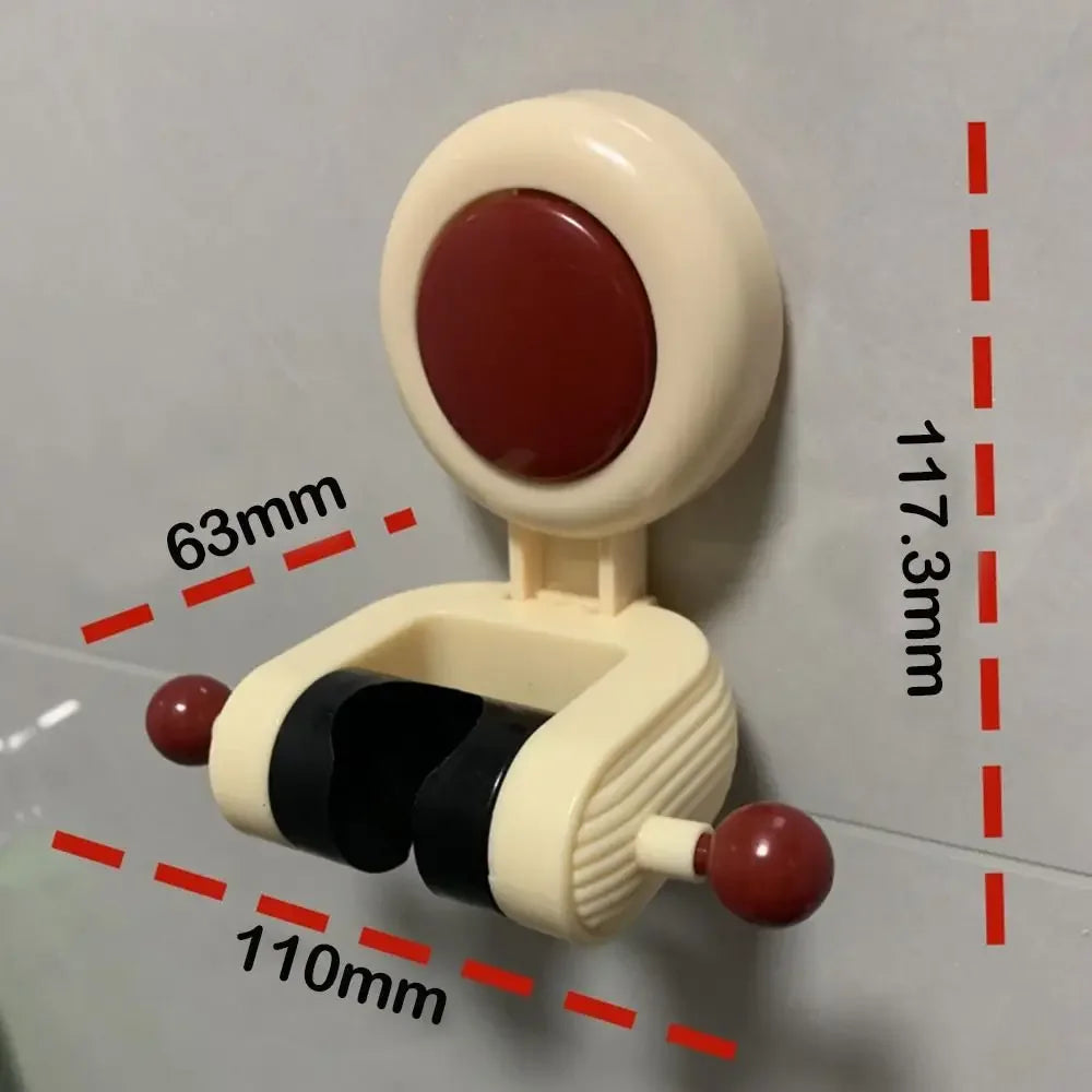 Adjustable Shower Head Holder Bracket – 70° Suction Cup Mount