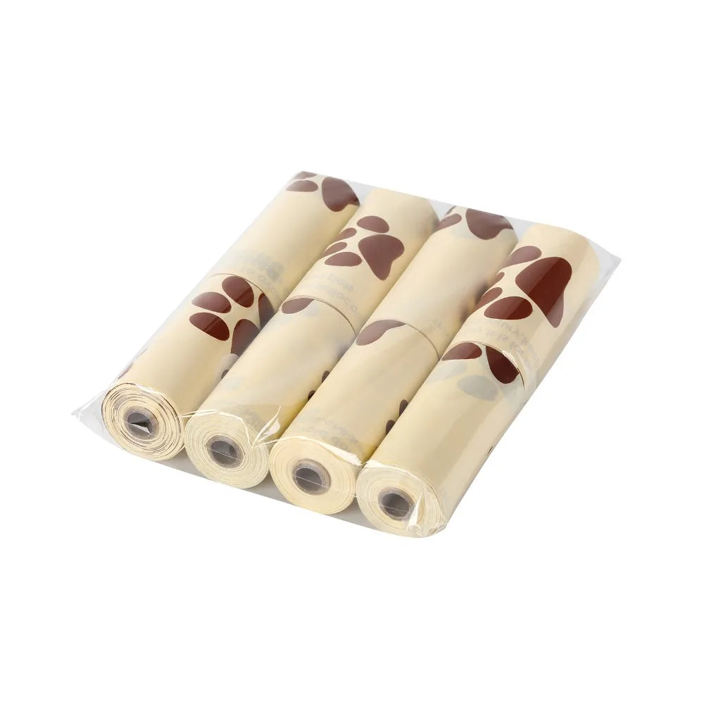 8 Rolls Biodegradable Dog Waste Bags – Leakproof & Scented