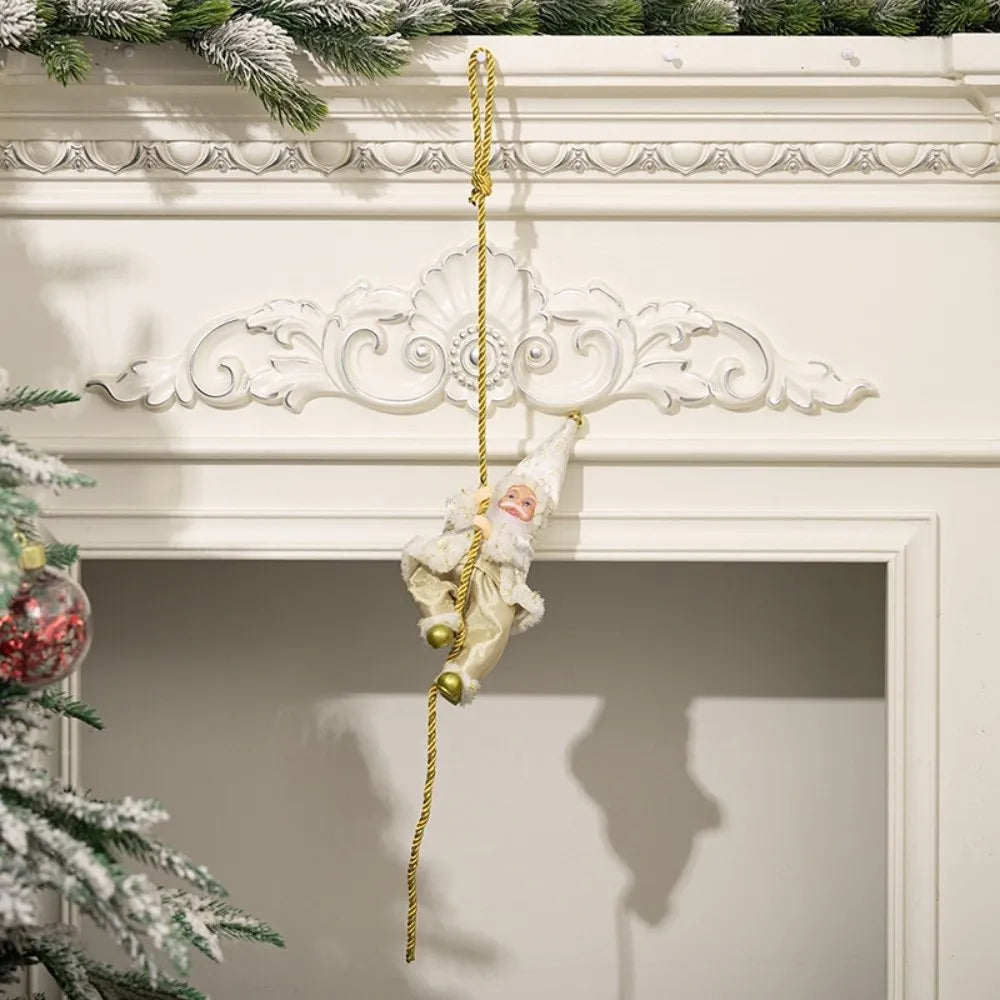 Climbing Santa Claus Christmas Tree Hanging Ornament