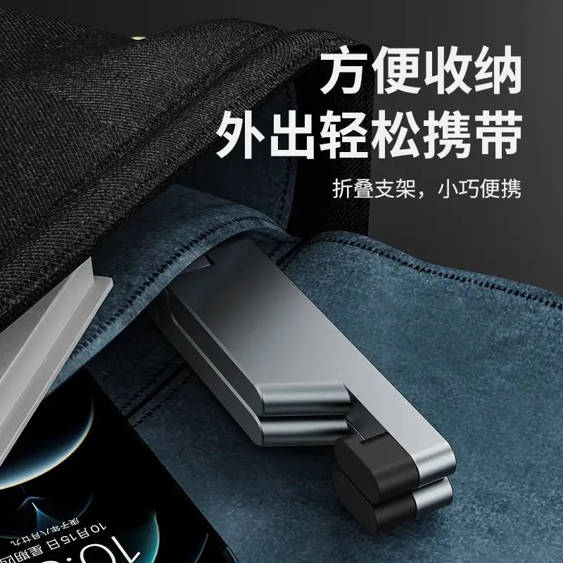 Foldable Aluminum Alloy Phone & Tablet Stand – Mini Desk Holder