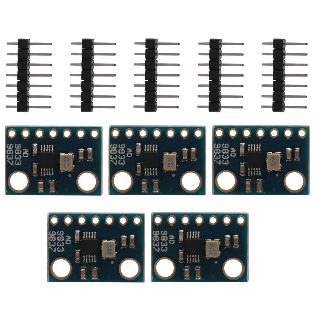 5-Pack AD9833 DDS Signal Generator Module – Sine & Square Wave