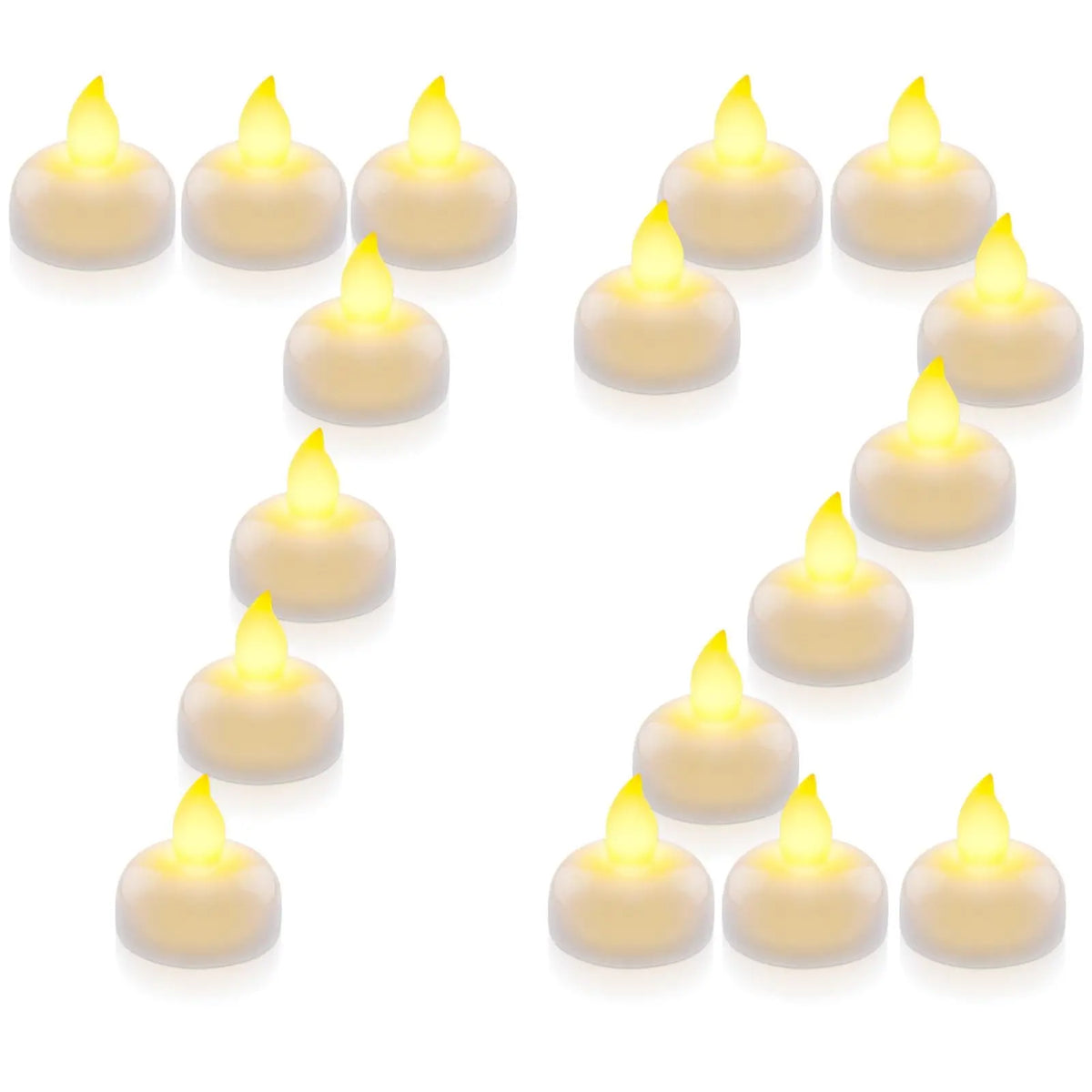 Flameless Floating LED Tealights – Waterproof 12-Pack, 100H