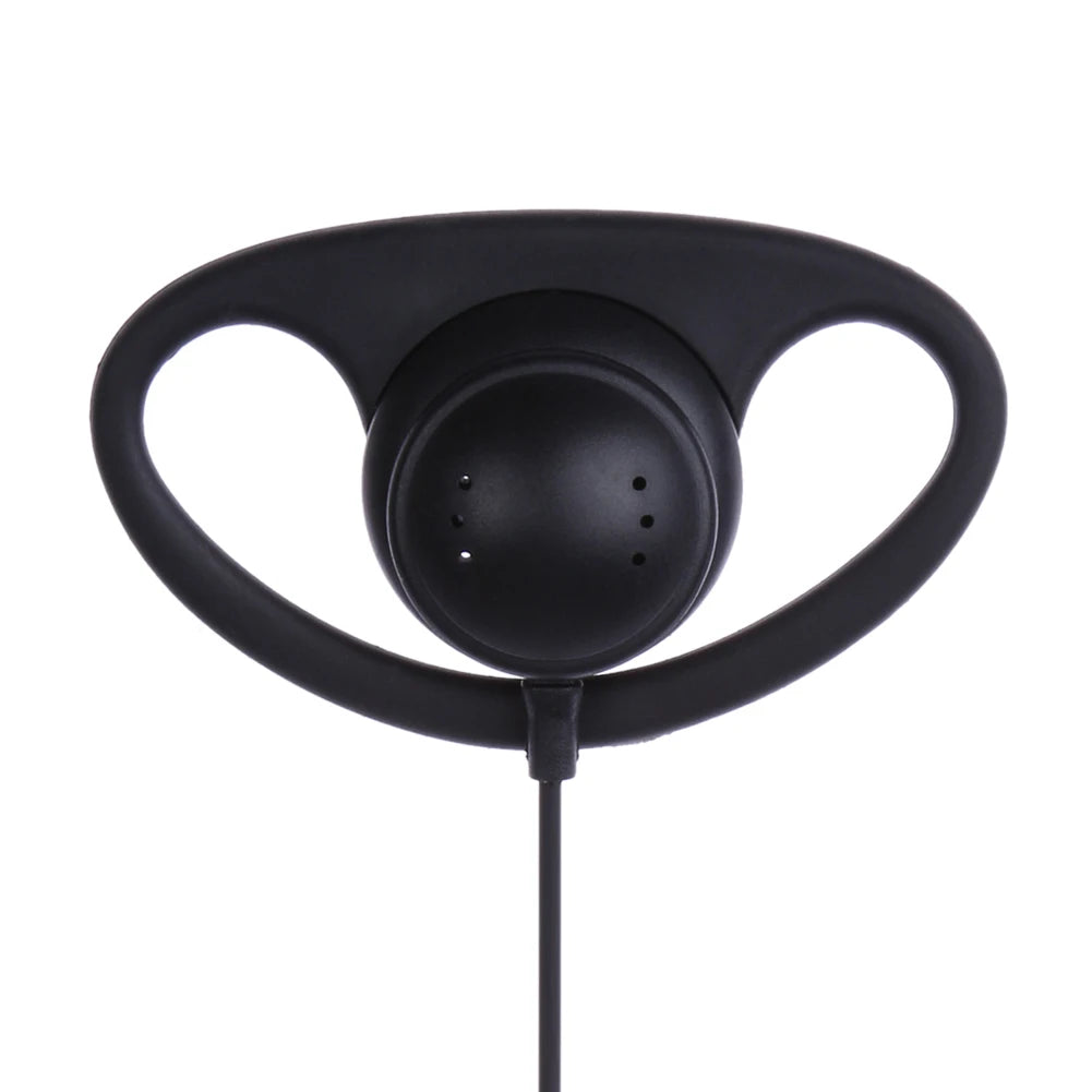 2-Pin D-Shape Walkie Talkie Headset MIC PTT – Baofeng Kenwood