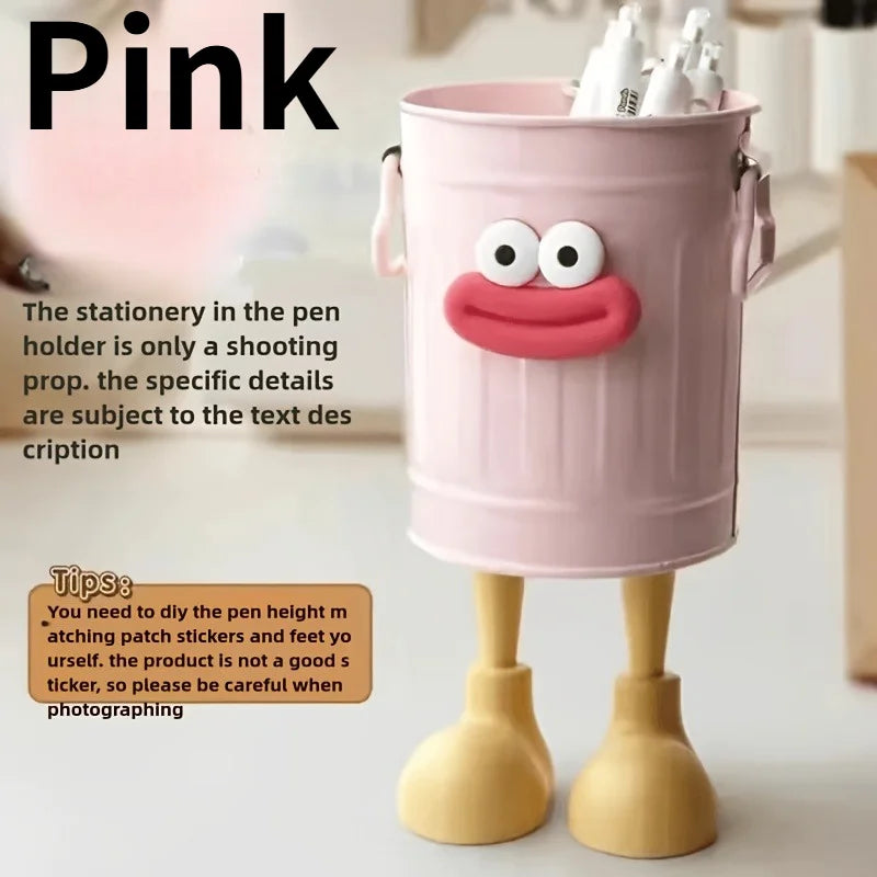 Cartoon Sausage Pen Holder – Cute Desktop Stationery Organizer