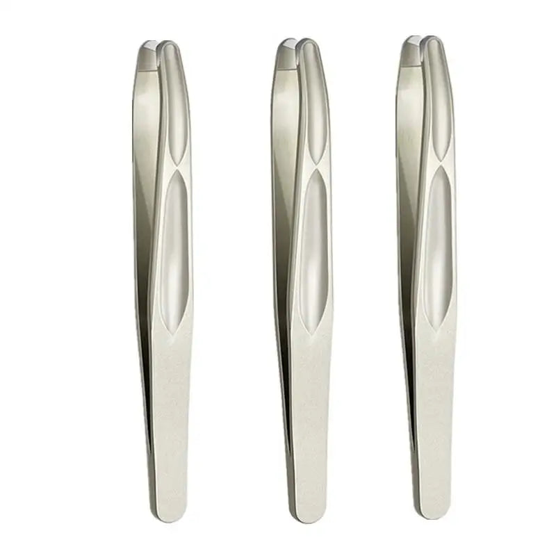 Round Head Precision Tweezers – Eyebrow & Facial Hair Removal