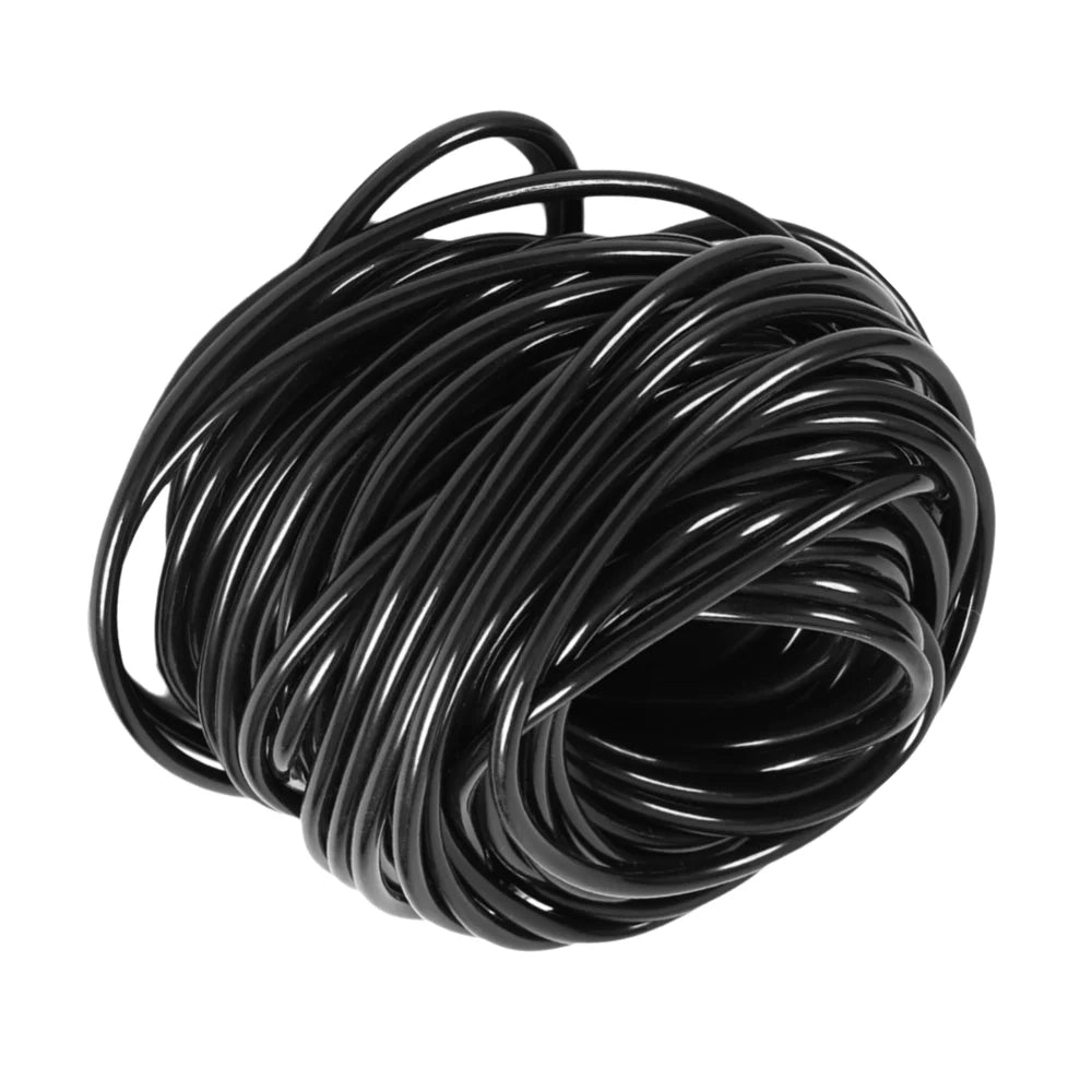 PVC Drip Irrigation Micro Tubing 20m – Flexible Black Hose