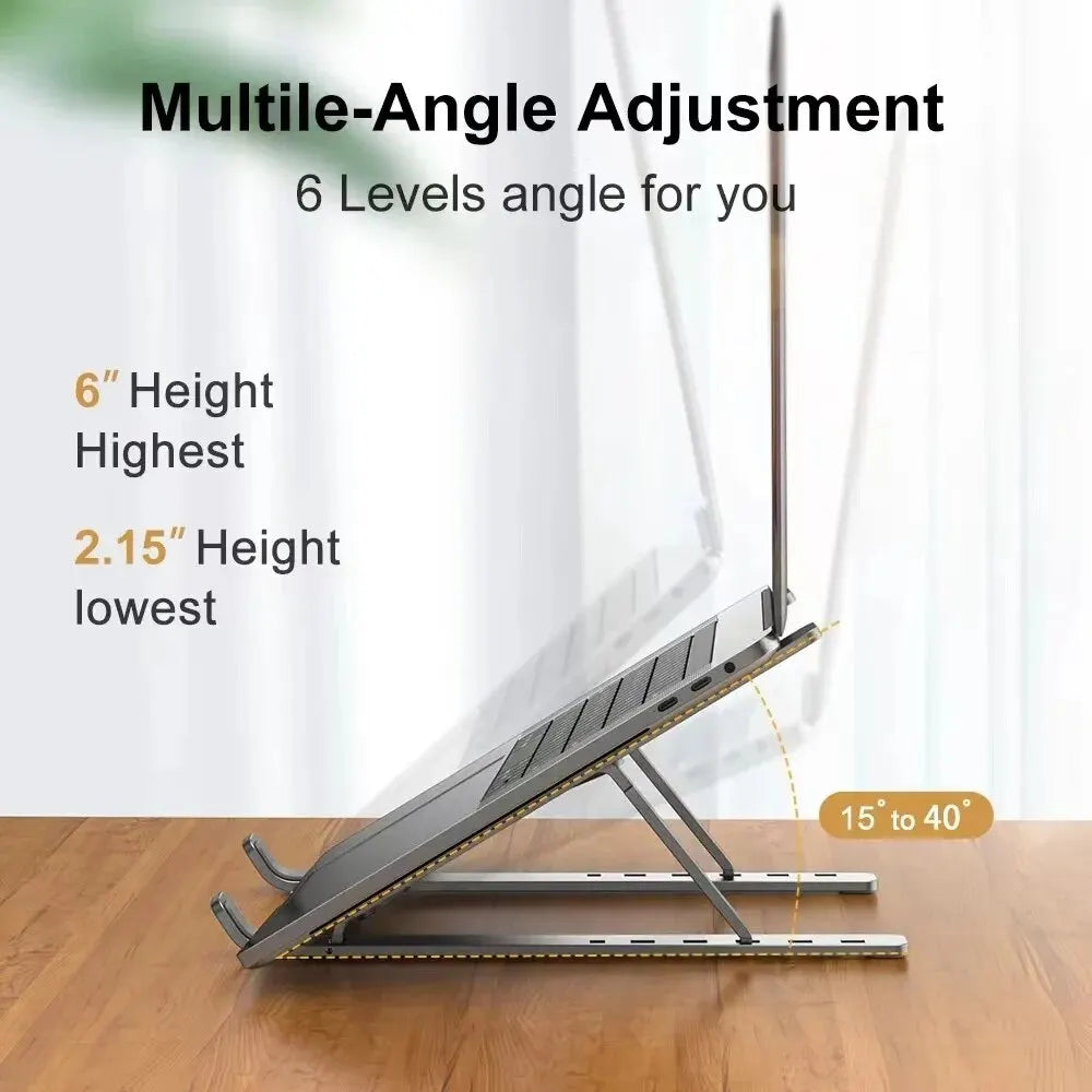 VIBE N3 Foldable Aluminum Laptop Stand – Adjustable Height