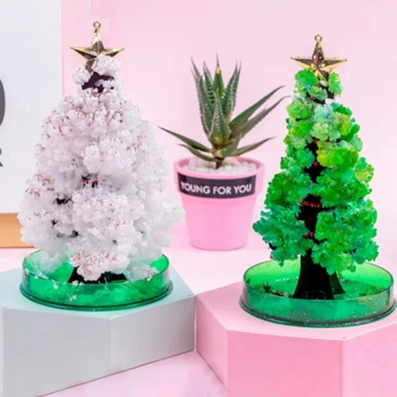 Growing Crystal Christmas Tree DIY Science Toy – 1 or 2 Pack