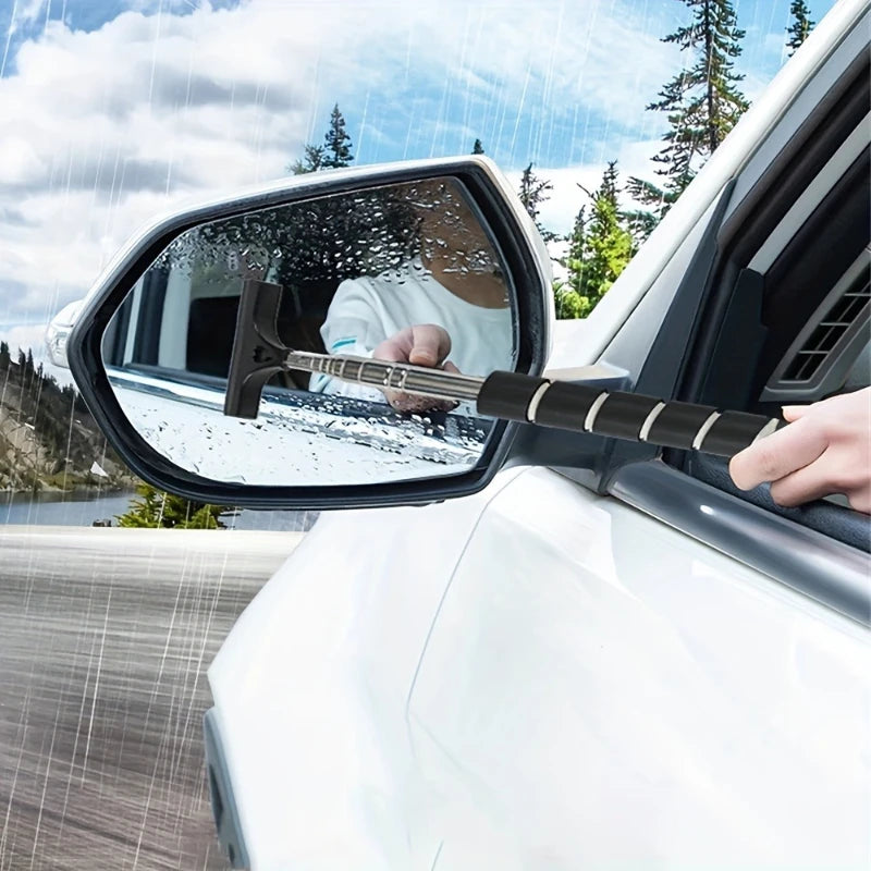 Telescopic Car Mirror Wiper & Window Cleaning Tool