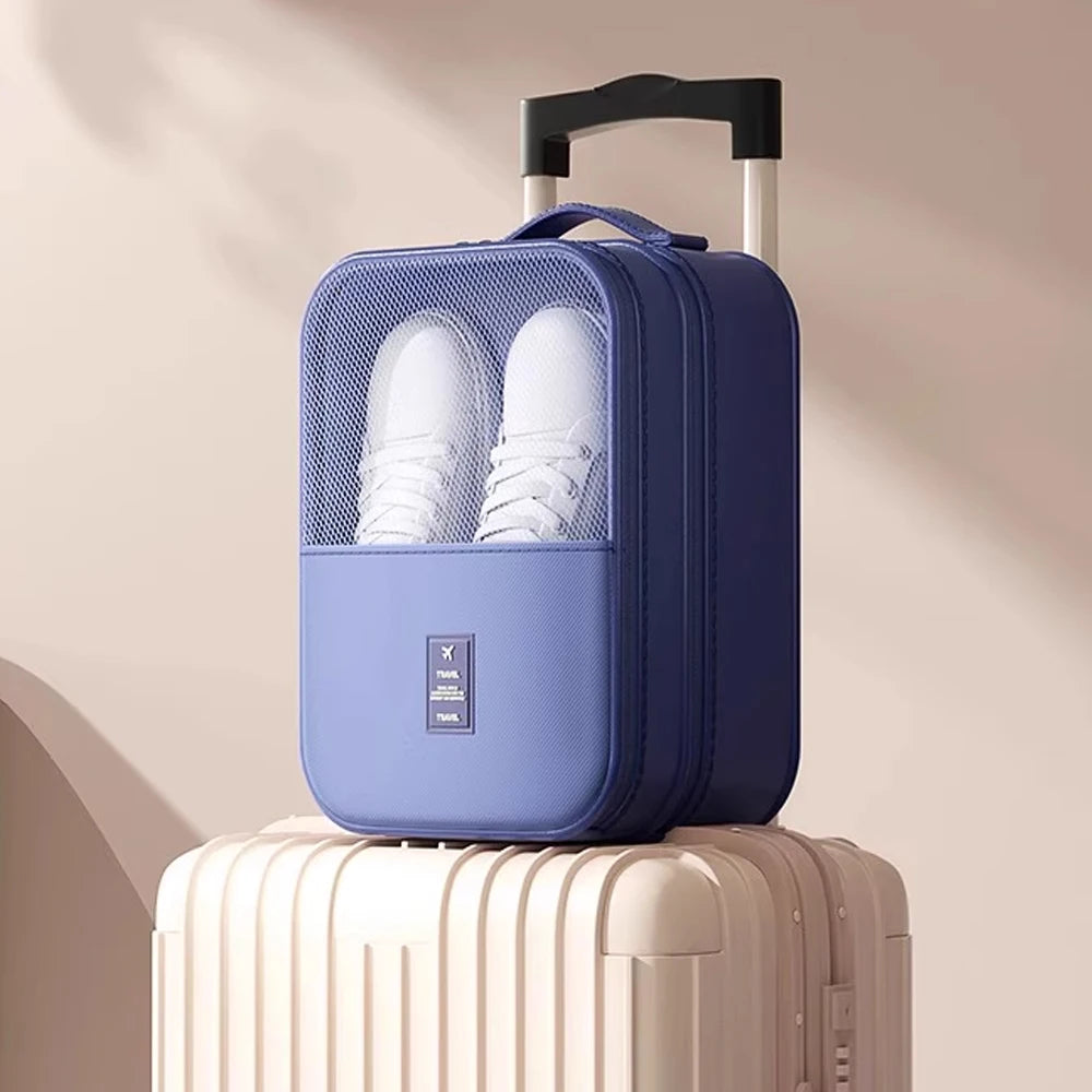 Portable Travel Shoe Bag – 3-Pair Multi-Use Organizer