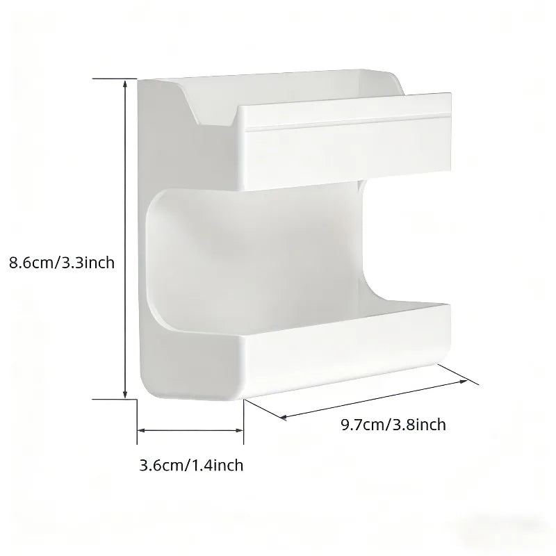2PCS Multi-Purpose Wall & Desk Mount Holder – Phone, Router, Remote